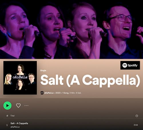 a cappella goes Spotify